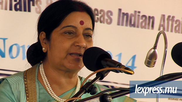Sushma Swaraj ne viendra pas aujourd’hui…