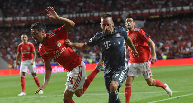 C1: Le Bayern Munich vainqueur autoritaire au Benfica Lisbonne