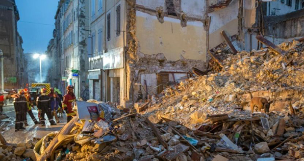A Marseille, deux corps retrouvés sous les décombres des immeubles effondrés