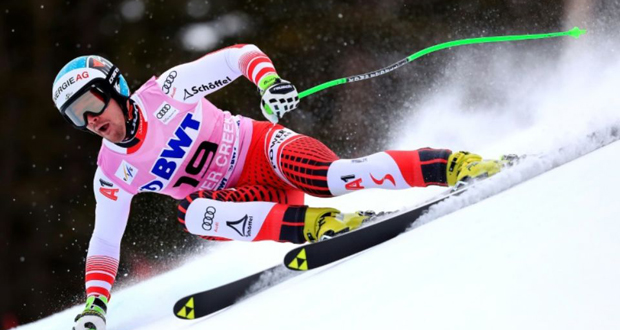 Ski: Kriechmayr meilleur temps du deuxième entraînement à Bormio