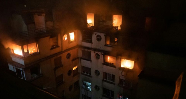 Incendie à Paris: la suspecte mise en examen et écrouée