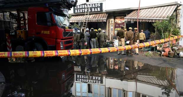 Inde: 17 morts dans l’incendie d’un hôtel à New Delhi