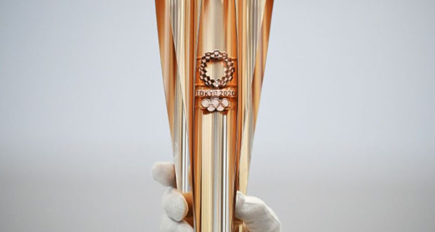 Tokyo-2020: une torche olympique en forme de «sakura»