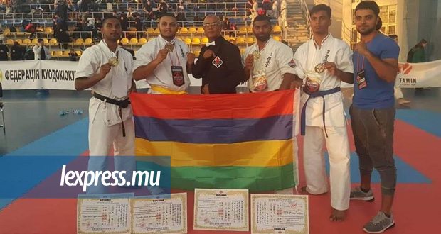 Mondiaux de kyodokyokushin: deux médailles d’or et deux de bronze pour Maurice