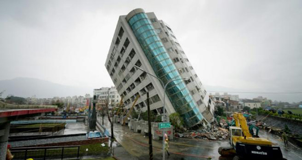 Séisme de magnitude 6,0 à Taiwan, ressenti à Taipei