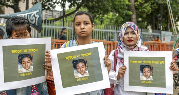 Bangladesh: une femme brûlée vive sur ordre du directeur de son école