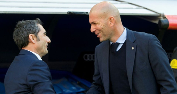 Espagne: Zidane prend la défense de Valverde, fragilisé au Barça