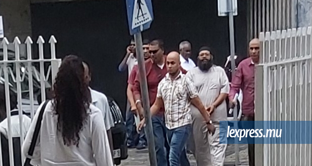 Javed Meetoo en état d’arrestation