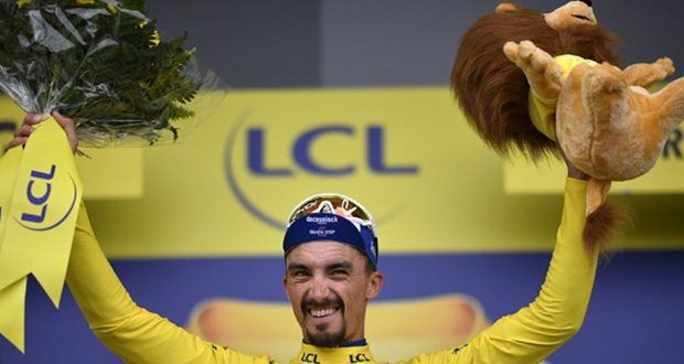 Tour de France: «J’ai payé mes efforts», constate Alaphilippe