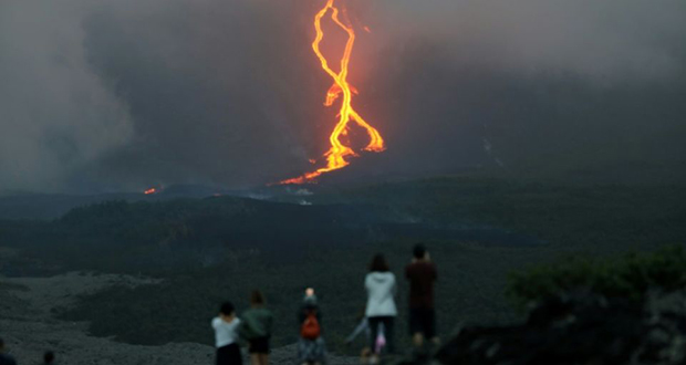 La Réunion: fin de la 4ème éruption de l’année au Piton de la Fournaise