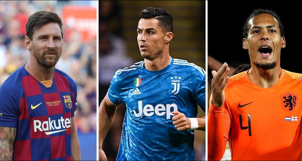Prix UEFA du meilleur joueur: Messi, Ronaldo et Van Dijk en lice
