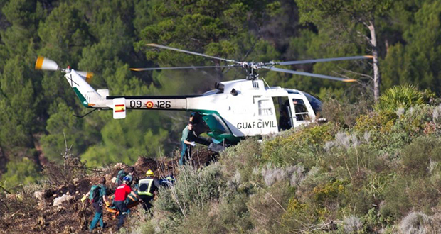 Majorque: 5 morts dans la collision d’un hélicoptère avec un ULM