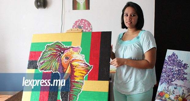 Flic-en-Flac: Sandhya Hurreeram, une artiste self-made