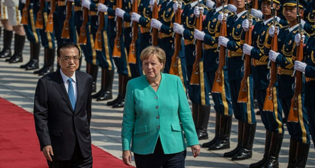 A Pékin, Merkel plaide pour le respect des «libertés» de Hong Kong