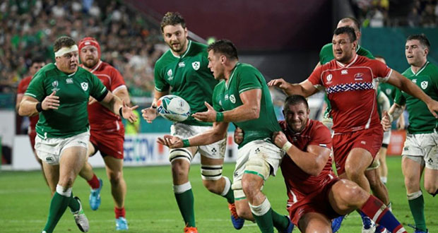 Mondial de rugby: l’Irlande empoche le bonus face à la Russie 35 à 0
