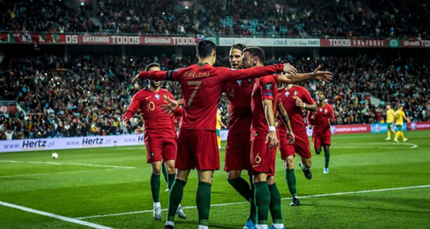 Euro-2020: le Portugal étrille la Lituanie, Ronaldo voit triple