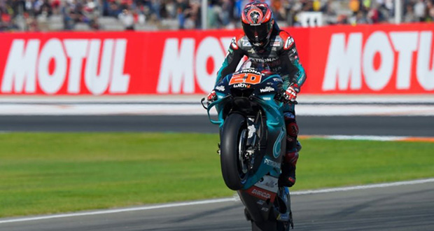 MotoGP: 6e pole de la saison pour Fabio Quartararo à Valence