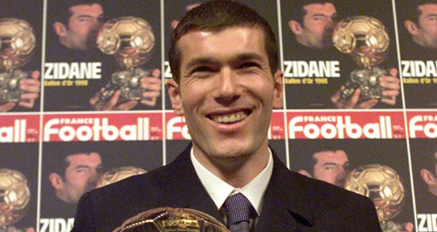 Ballon d’Or: un «des plus beaux jours» de la vie de Zidane