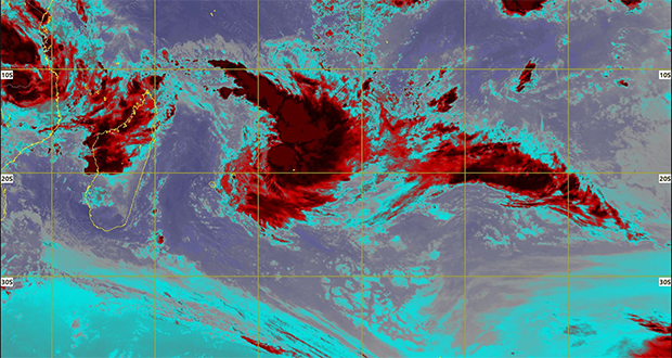 Dépression tropicale: Rodrigues toujours en alerte 1