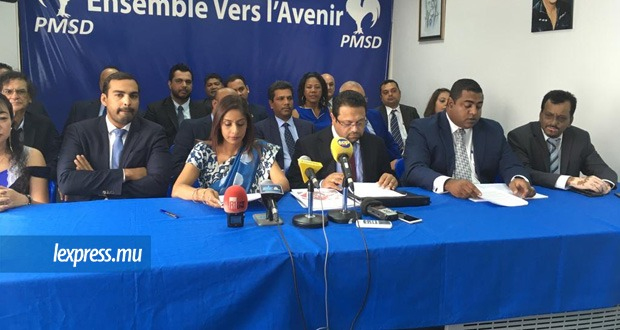 Parlement: le PMSD solidaire avec Arvin Boolell
