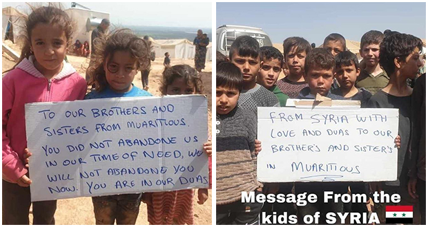 Covid-19: Des enfants syriens nous envoient un message d’amour et d’espoir 