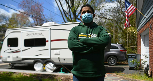 USA: un camping-car pour rester chez soi, une solution pour les soignants