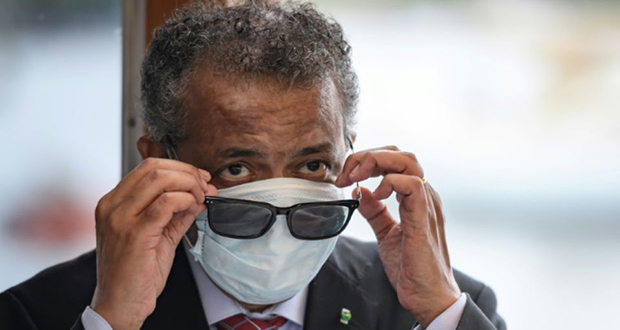 Coronavirus: «la pandémie continue de s’accélérer» dans le monde, dit le chef de l’OMS