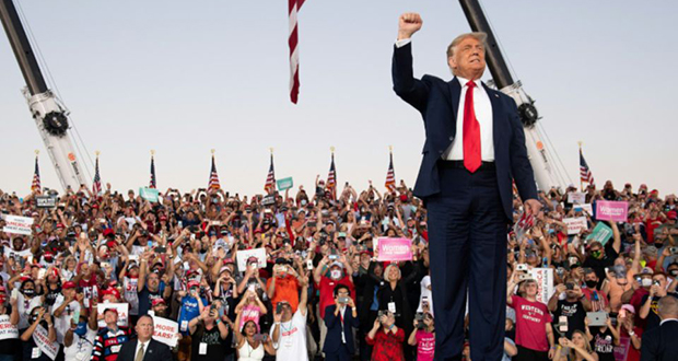 En Floride, Trump retrouve les estrades de campagne «en pleine forme»