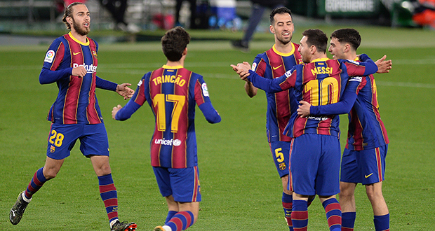 La Liga: Barcelone s'impose chez le Betis avec un super Messi