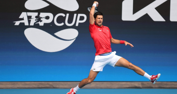 Open d'Australie: Djokovic domine la douleur et bat Raonic