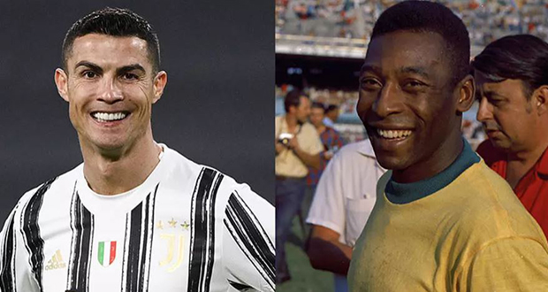 Foot: Ronaldo dépasse Pelé, avec les félicitations de la légende brésilienne