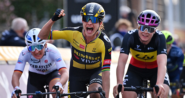 Cyclisme (dames): la Néerlandaise Marianne Vos remporte Gand-Wevelgem