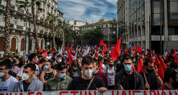Nouvelles grèves et manifestations en Grèce contre la réforme du travail
