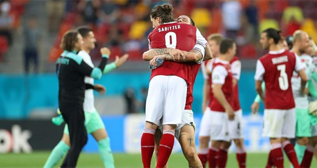 Euro: l'Autriche bat l'Ukraine et se qualifie pour les 8e de finale