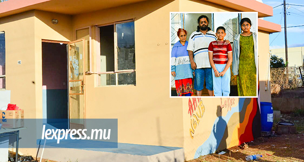 Solidarité mauricienne: la maison d’un couple malvoyant rénovée à La Valette