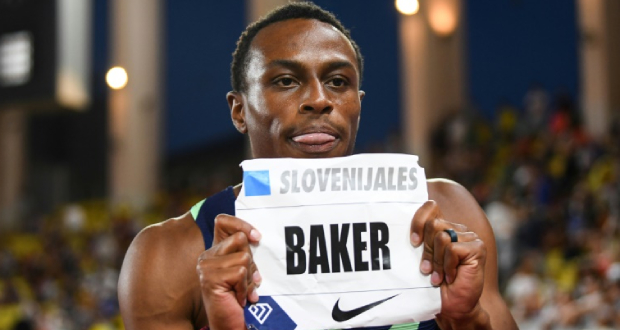 Athlétisme: Ronnie Baker vainqueur d'un 100 m au casting royal