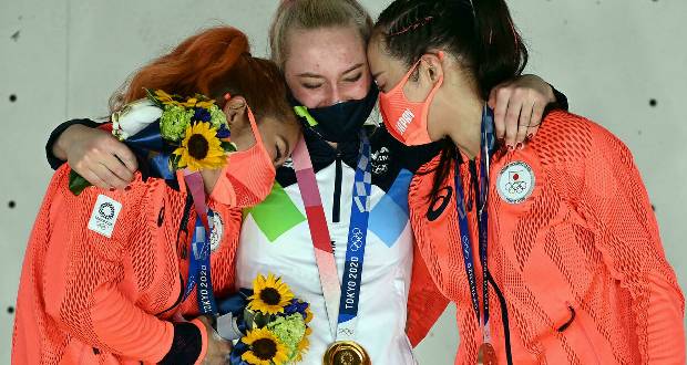 JO-2020 - Escalade: Janja Garnbret, l'or olympique au bout des doigts