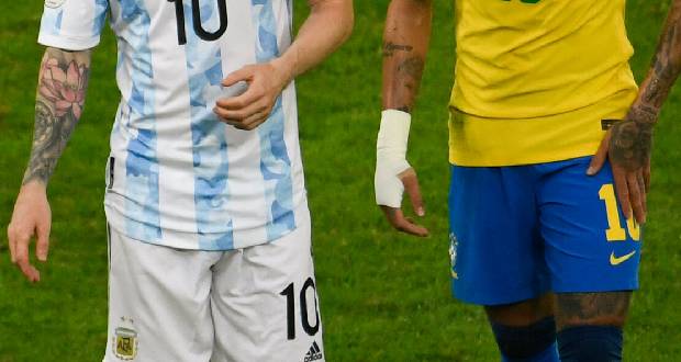 Qualifs Mondial-2022: Neymar et Messi, partenaires en club, adversaires dimanche