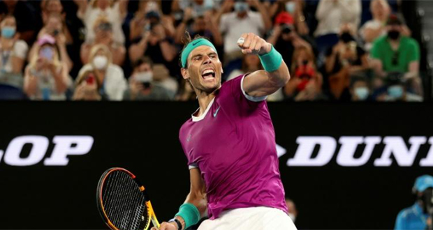 Open d'Australie: Nadal élimine Khachanov en 4 sets et passe en 8es