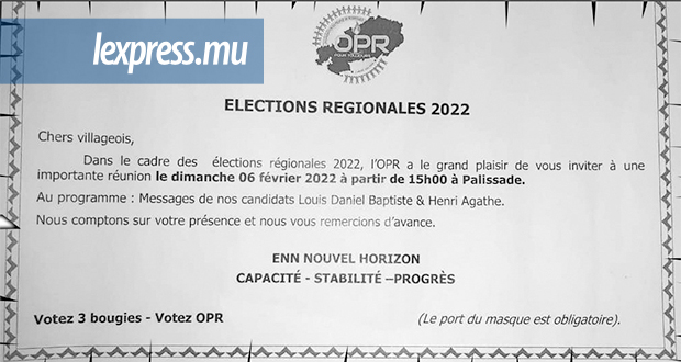 Renvoi des élections régionales │ L’opposition: une décision «pour aider l’OPR»
