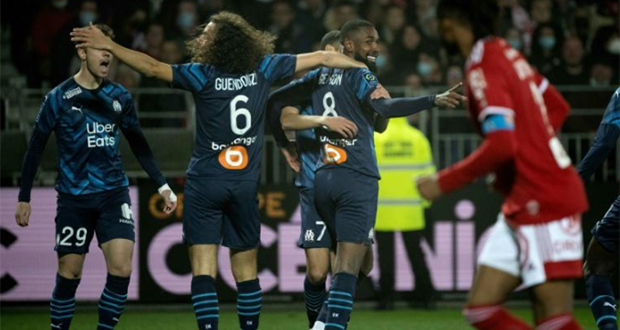 L1: Marseille bat Brest 4-1 et souffle la 2e place à Nice