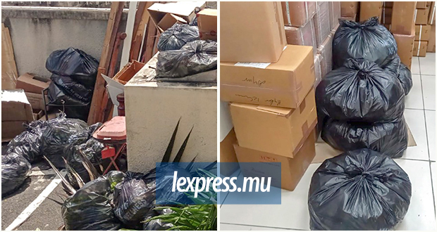 Gaspillage: des sacs remplis de médicaments à la poubelle