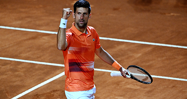Masters 1000 de Rome: Djokovic en demie en battant Auger-Aliassime