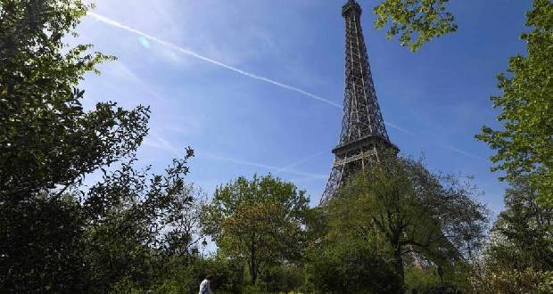 Rassemblement à Paris pour sanctuariser les arbres au pied de la Tour Eiffel