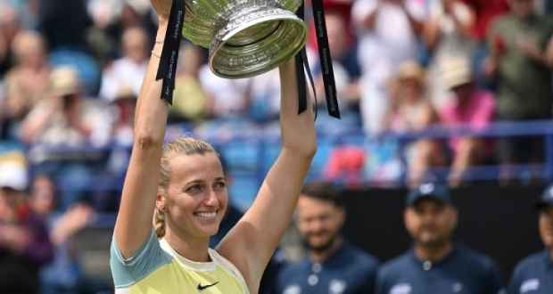 WTA: Kvitova s'impose à Eastbourne, à deux jours de Wimbledon