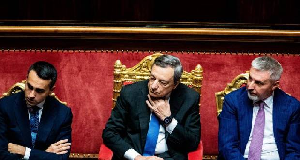 Italie : trois partis du gouvernement de Draghi lui refusent la confiance