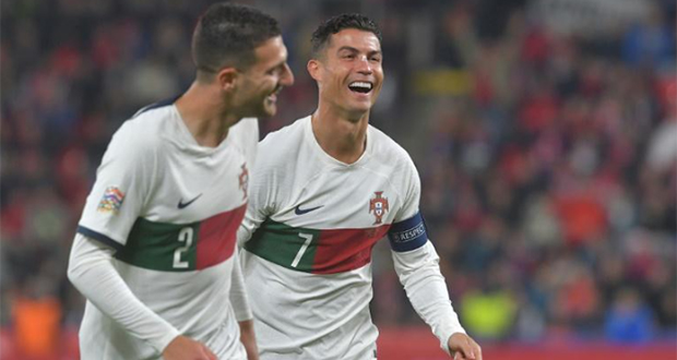 Ligue des nations: le Portugal gagne en Rép. tchèque 4-0 et prend la tête devant l'Espagne