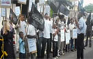 Manifestation en face de l’ambassade américaine dénonçant le film «Innocence of Islam »