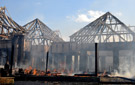 L’hôtel The Grand Mauritian ravagé par un violent incendie le 9 octobre.