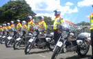 La Road Safety Unit présente sa nouvelle équipe de 30 motards.